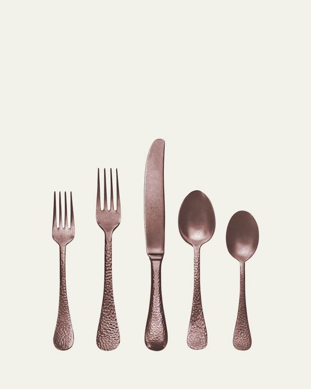Epoque Pewter 5-Piece Flatware Set